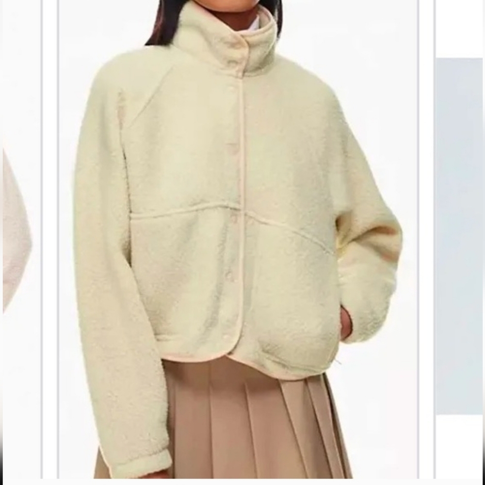 Sunday Best Cream Teddy Sherpa Jacket